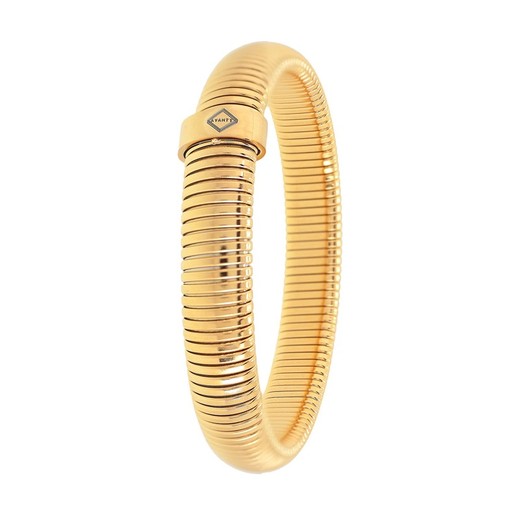 Pulsera Acero Dorado Sovrani 10mm AV0199 Rigida