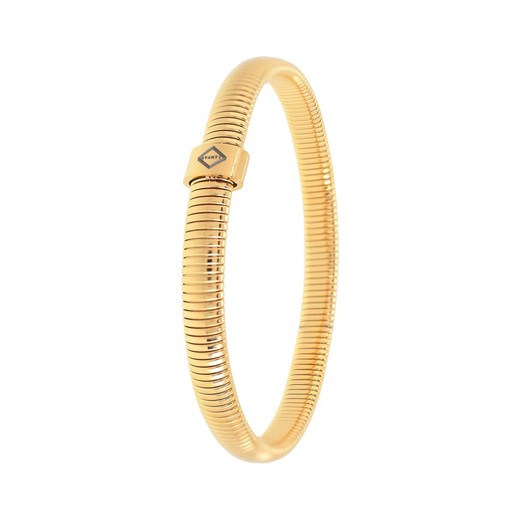 Pulsera Acero Dorado Sovrani 6mm AV0197 Rigida