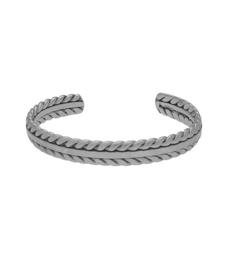 Pulsera Acero Gris Hombre Liska RB200SC Rigida