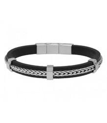 Pulsera Acero Hombre Liska 847BR328 Sport Negra