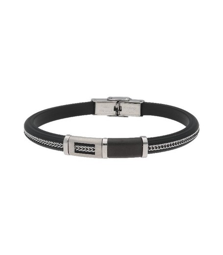 Pulsera Acero Hombre Liska MTC074BR Sport Negro