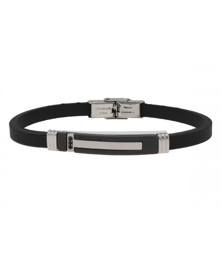 Pulsera Acero Hombre Liska MTC117BR Sport Negro