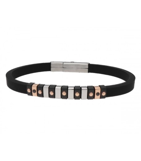 Pulsera Acero Hombre Liska MTC120BR Sport Negra