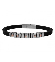 Pulsera Acero Hombre Liska MTC121BR Sport Negra