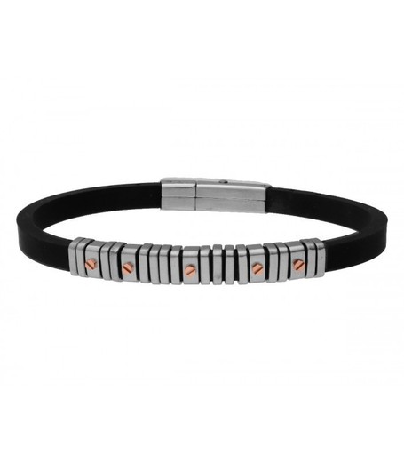 Pulsera Acero Hombre Liska MTC121BR Sport Negra