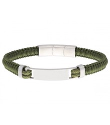 Pulsera Acero Hombre Liska NTK036BR-V Tejida Verde