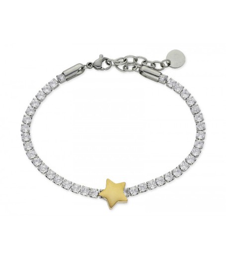 Pulsera Acero Mujer Liska RIM03-D Circonitas Estrella