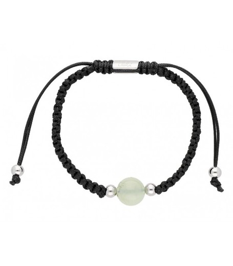 Pulsera Acero Negro Liska Mujer SHA132-GRP Grape Stone