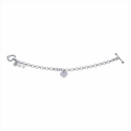 Pulsera Acero Sovrani AV0520 Corazón Strass