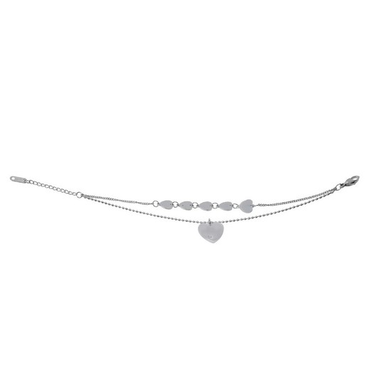 Pulsera Acero Sovrani AV0526 Corazones