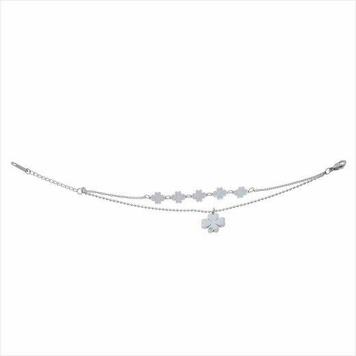 Pulsera Acero Sovrani AV0536 Treboles