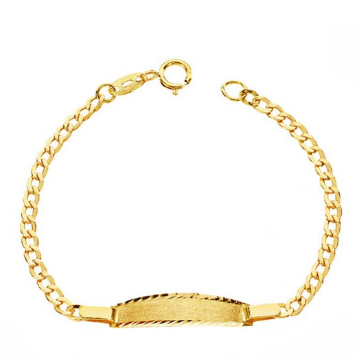 18kts Gold Baby Bracelet Barabada Slave 12cm 12000554