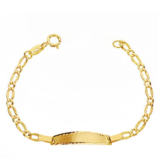 18kts Gold Baby Bracelet Cartier Slave 12cm 12000631