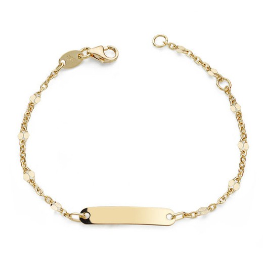 Baby Bracelet 18kts Gold Slave Links 14cm 29000064