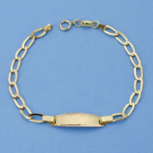 Bracelet Bébé Or 18kts Hollow Slave Bilbao 14,5cm 27000042