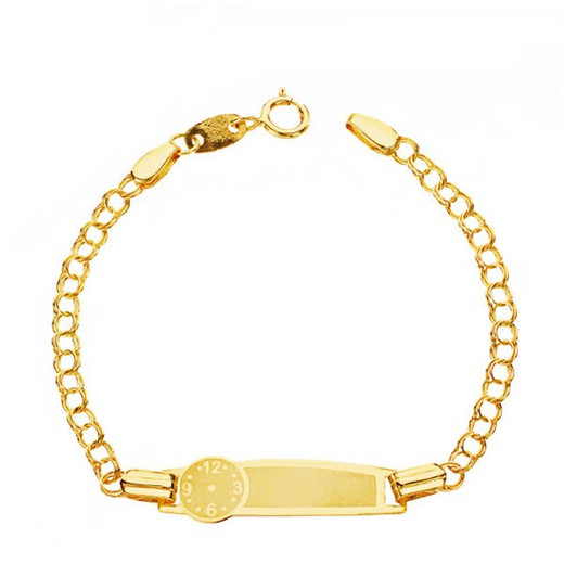 Baby Bracelet 18kts Gold Slave Watch 13cm 17000089