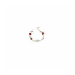 Pulsera Bronce 16+4cm Sovrani J9919 Agata Multicolor Baño Oro Latón