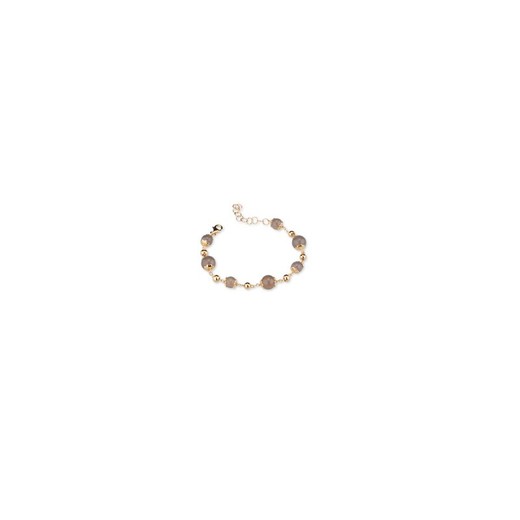 Pulsera Bronce 16+4cm Sovrani J9922 Agata Gris Baño Oro Latón