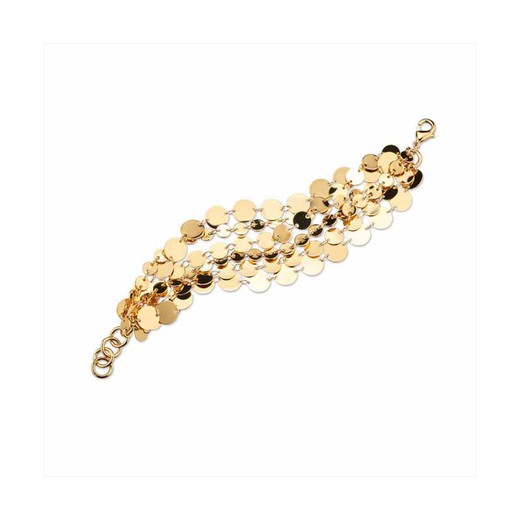 Pulsera Bronce 17+3cm Sovrani J6636 6 Filas Doradas Latón