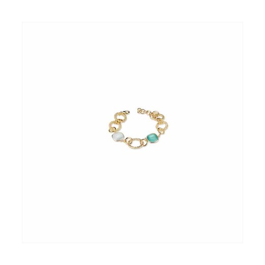 Pulsera Bronce 17+3cm Sovrani J8725 Dorado Ojo De Gato Perla