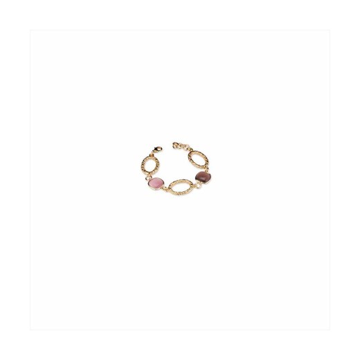 Pulsera Bronce 17+3cm Sovrani J8737 Dorado Piedra Rosa Fucsia