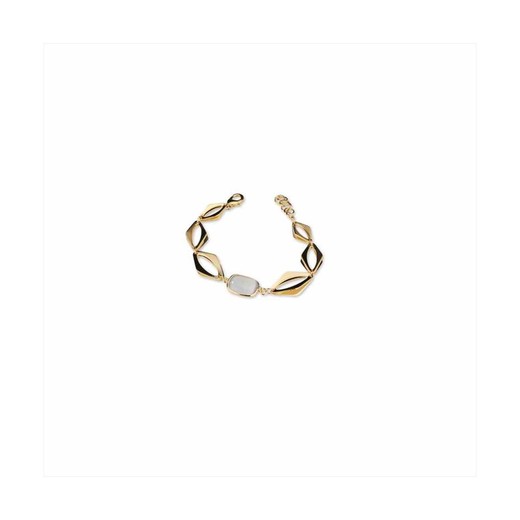 Pulsera Bronce 19+3cm Sovrani J8778 Dorado Eslabones Ojo De Gato