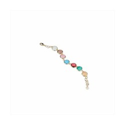 Pulsera Bronce 19+3cm Sovrani J9083 Dorado Marinette Piedras Multicolor