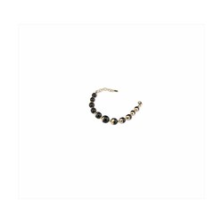 Pulsera Bronce 20+4cm Sovrani J7414 Dorado Agata Negro