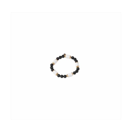 Pulsera Bronce 6cm Sovrani J10644 Agata Negra Y Blanca Latón