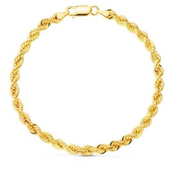 Bracciale Salomonico in cordino in oro 18kt 19 cm 18001520