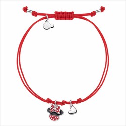 Polsera Disney Plata AG0003B1 Cordó Minnie