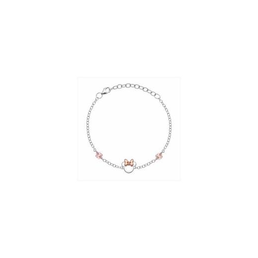 Disney Bracelet Argent Bicolore Rose AG0007B2 Minnie