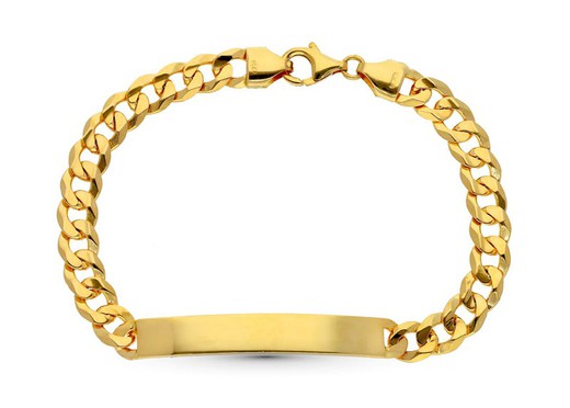 Pulseira Escrava Curva em Ouro Maciço 18k 21 cm 22000007