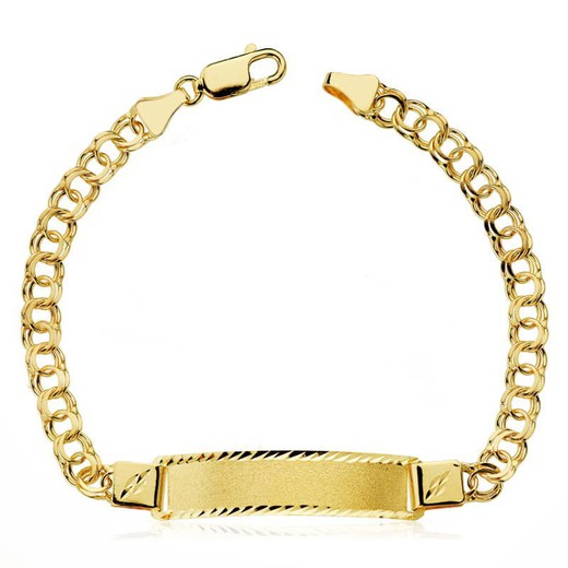 Bracciale cavo alla schiava ungherese in oro 18kt 21,5 cm 23000218