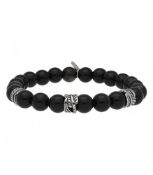 Pulsera Hombre Acero Liska BALI011BR Piedra Naturales