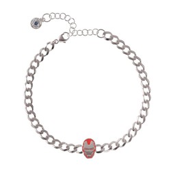 Pulseira Ironman Prata MAG1011B Vingadores