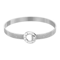 Bracelet Femme Lotus Style LS2080-2/1 Cuir Argenté