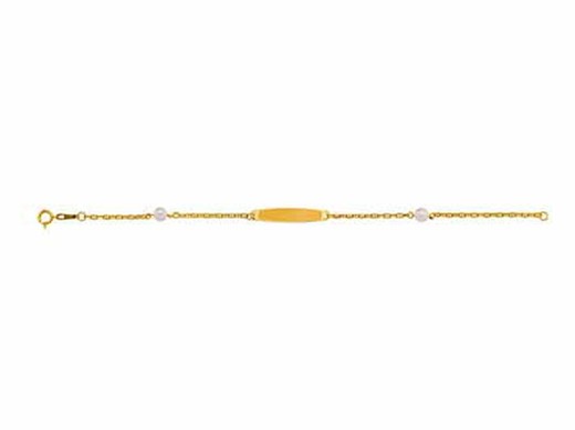 Pulsera Oro 18kts Argyor MRM 14cm (18)48306510 Cadena Marina Forzada