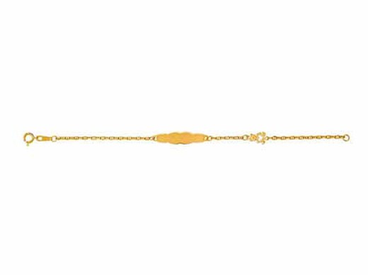 Pulsera Oro 18kts Argyor MRM 14mm (18)48306644 Nube Osito Corazón