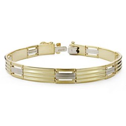 Bracciale in oro bicolore 18kt 21,5 cm 12000287