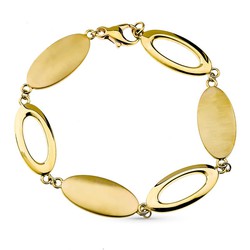 Pulsera Oro 9kts 19cm 9K190231 Hueca