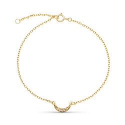 Pulsera Oro 9kts 9KP1924-OA Diamantes