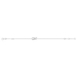 Pulsera Oro Blanco 18kts (18)4.5518.21 Loop 0.02ct GH SI Diamantes