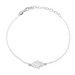 Pulsera Plata 16+4cm PU00113RH Mano De Fatima