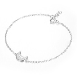 Pulsera Plata  17,50+1,50cm PU00141RH Luna