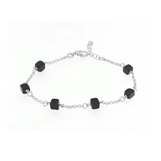 Pulsera Plata Argent Basic 16,5+3cm PUR2036 Onix