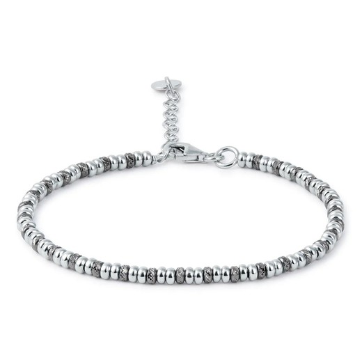 Pulsera Plata Argent Basic 17+3cm PURT042 Cuentas