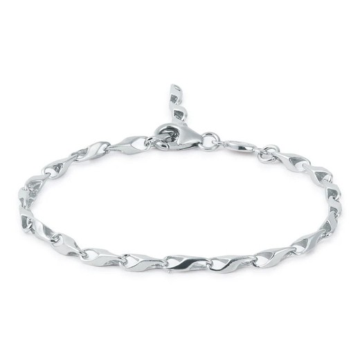 Pulsera Plata Argent Basic 21cm PURT049 Eslanes