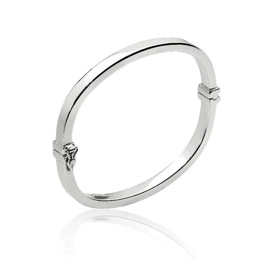 Pulsera Plata Argent Basic 6,5x5,8cm ESR2LE5C Rigida Cuadrada