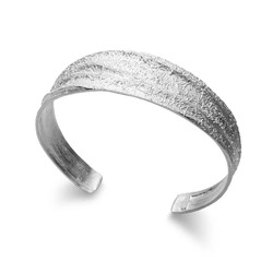 Pulsera Plata Argent Basic 6cm ESRM048 Rigida Trazos